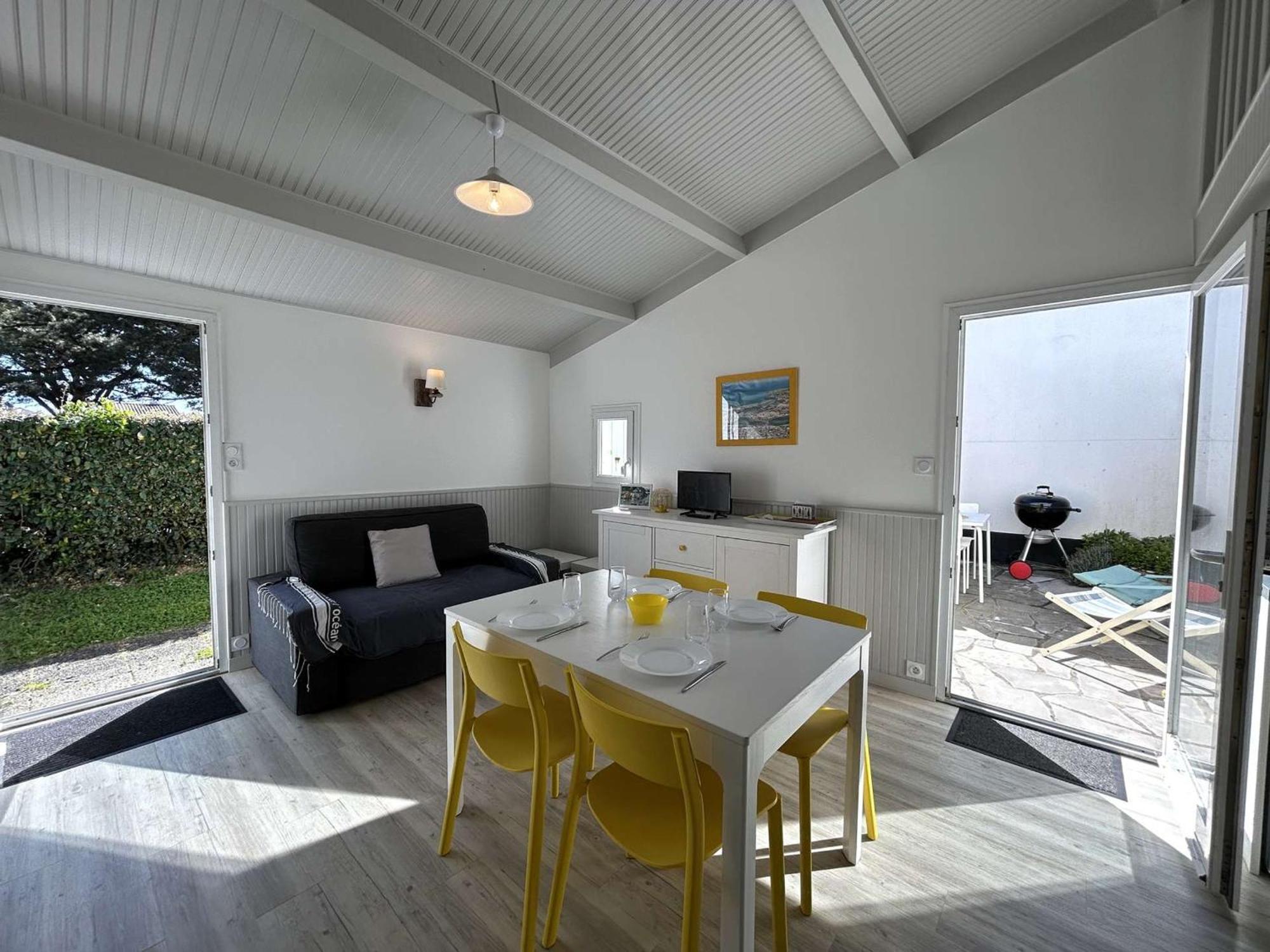 Brétignolles-sur-Mer Maison Cosy Avec Mezzanine, Piscine Chauffee, Proche Mer - 4 Couchages - Parking Privatif - Fr-1-224A-1 מראה חיצוני תמונה