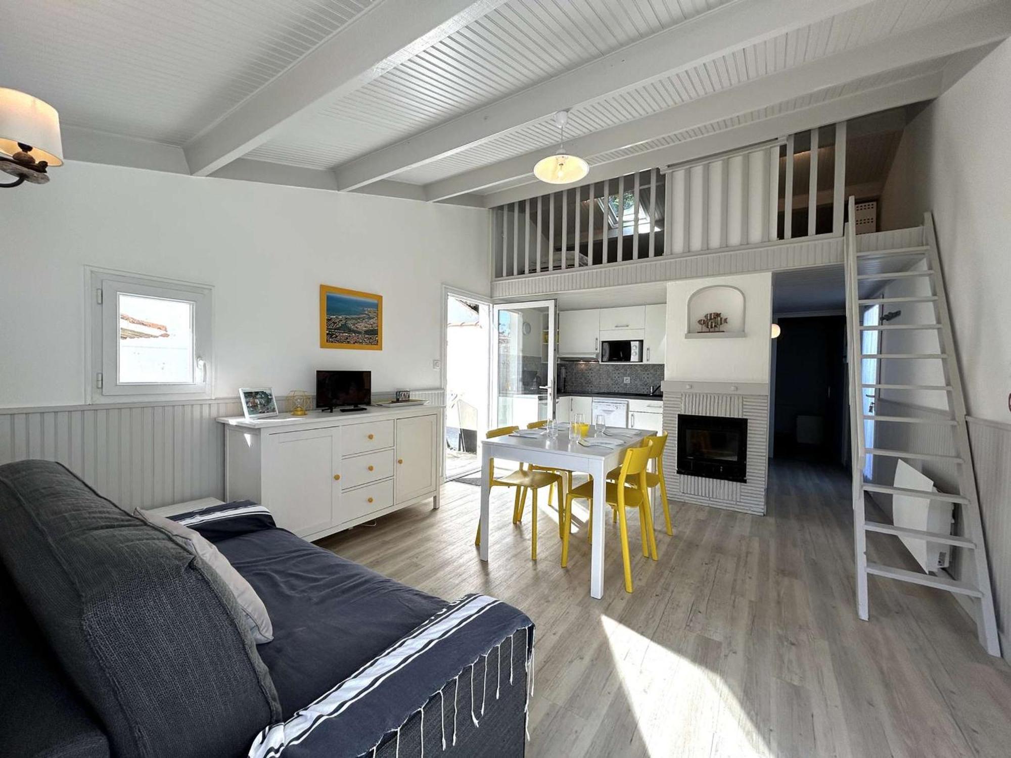 Brétignolles-sur-Mer Maison Cosy Avec Mezzanine, Piscine Chauffee, Proche Mer - 4 Couchages - Parking Privatif - Fr-1-224A-1 מראה חיצוני תמונה