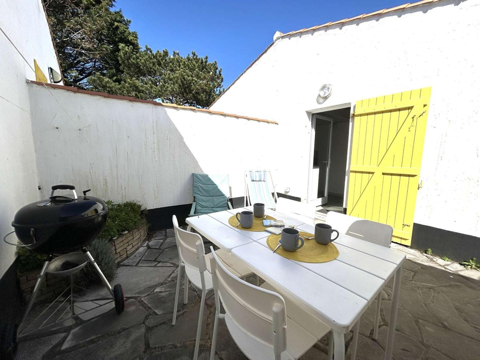 Brétignolles-sur-Mer Maison Cosy Avec Mezzanine, Piscine Chauffee, Proche Mer - 4 Couchages - Parking Privatif - Fr-1-224A-1 מראה חיצוני תמונה